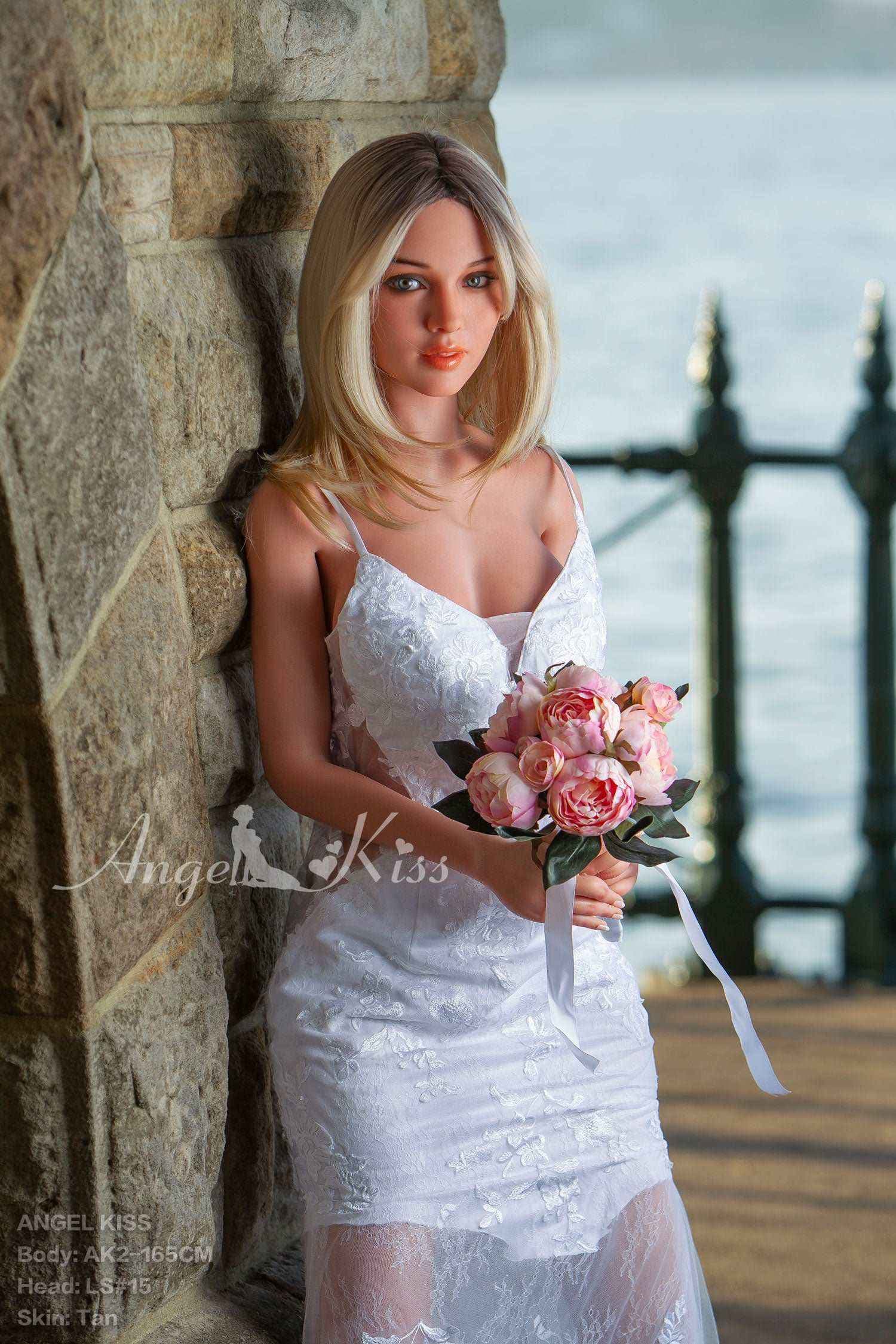 Angel Kiss Emilia Premium Silikon Sexpuppe - Blonde Schönheit - 17