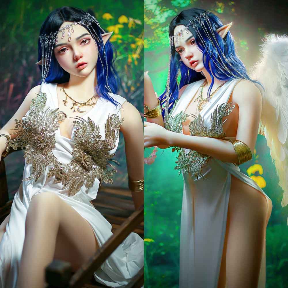 BAT Marlene - Fantasy Silikon Sexpuppe mit Elfenohren - 2