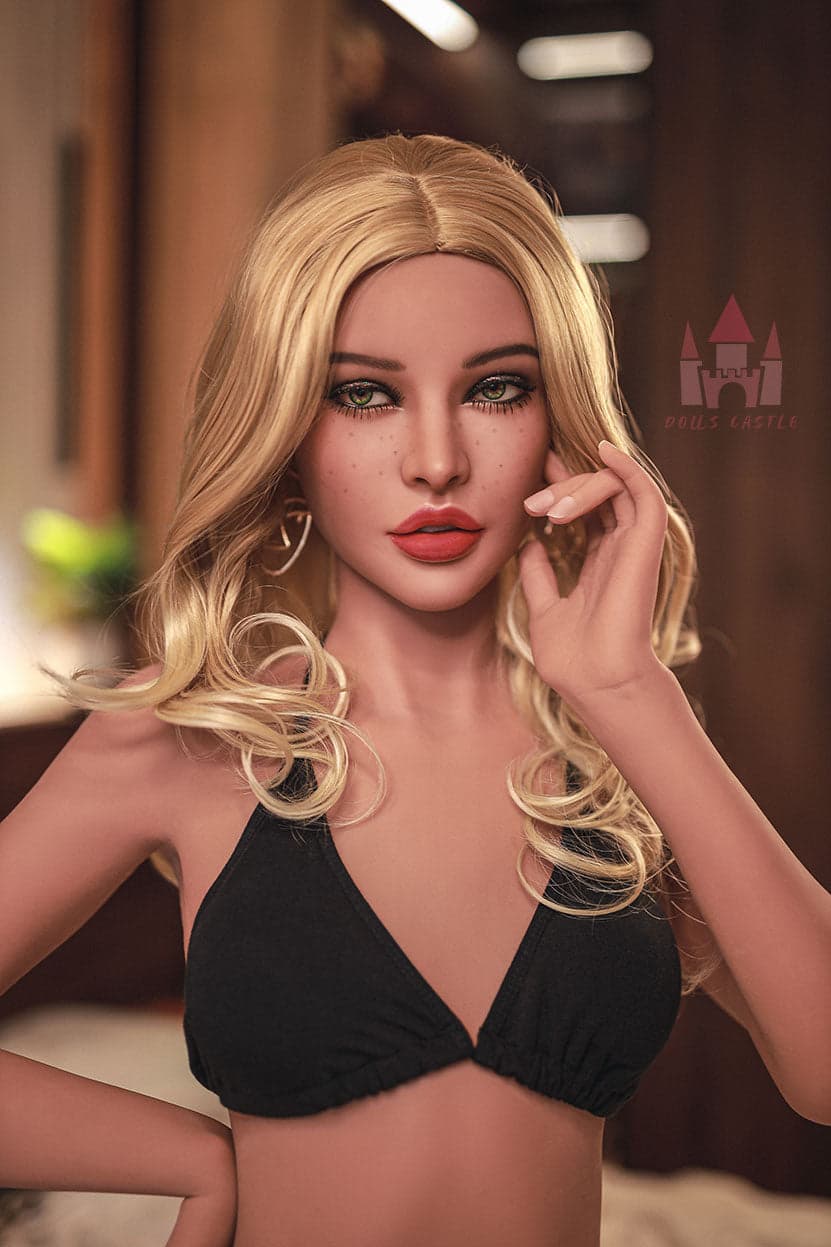 Dolls Castle Emily - Blonde Silikon Sexpuppe mit blauen Augen - 19