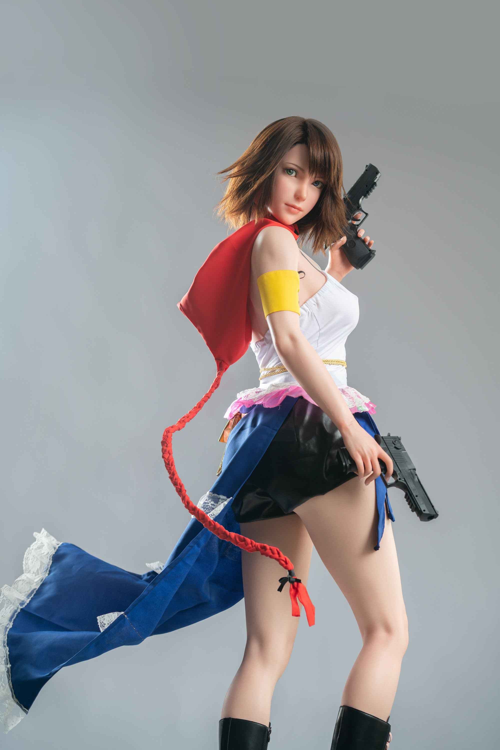 Gamelady Yuyka - Schlanke Anime Sexpuppe mit grünen Augen - 6