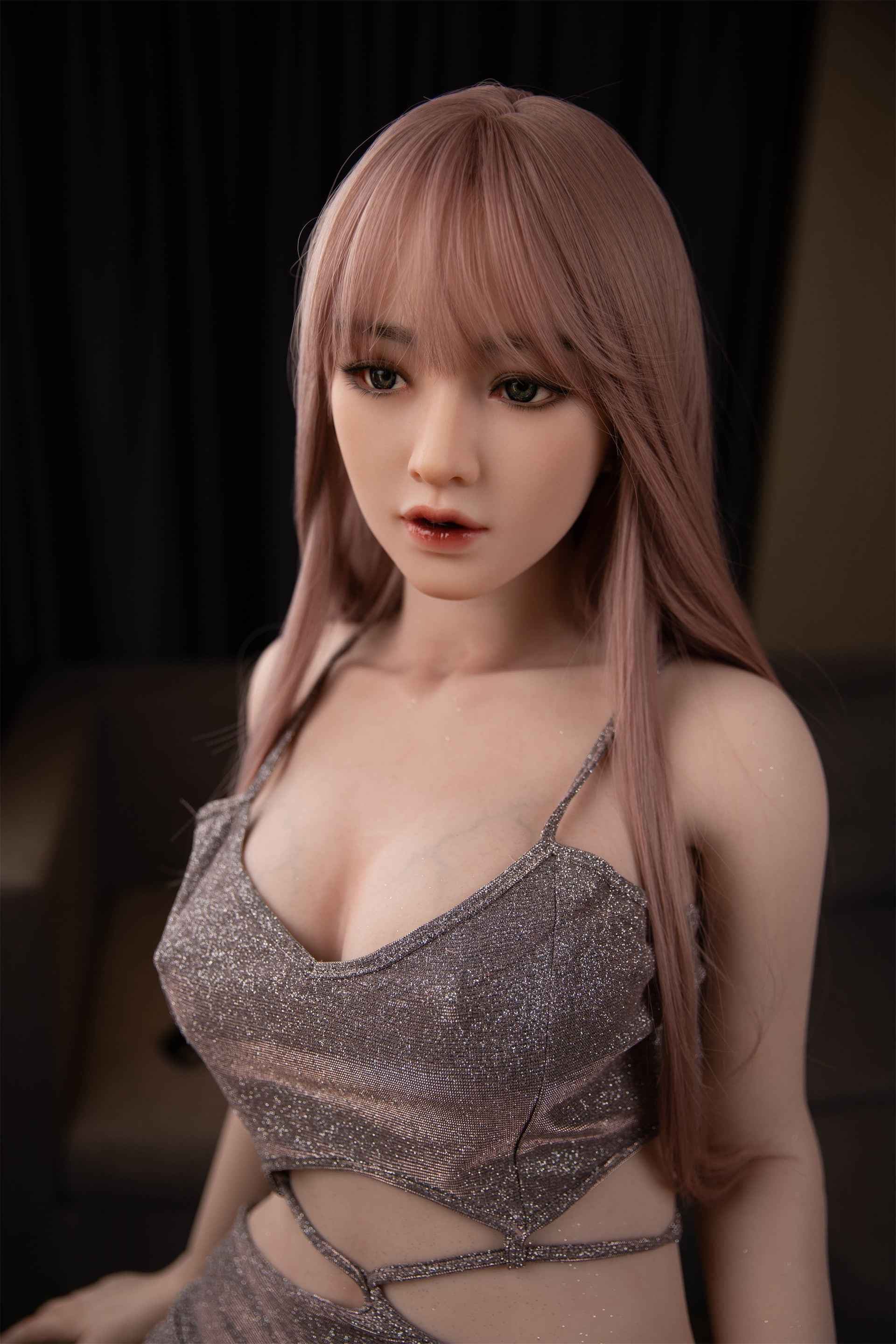 Golden Doll Inesita - Schlanke Asiatische Sexpuppe mit rosa Haar - 10