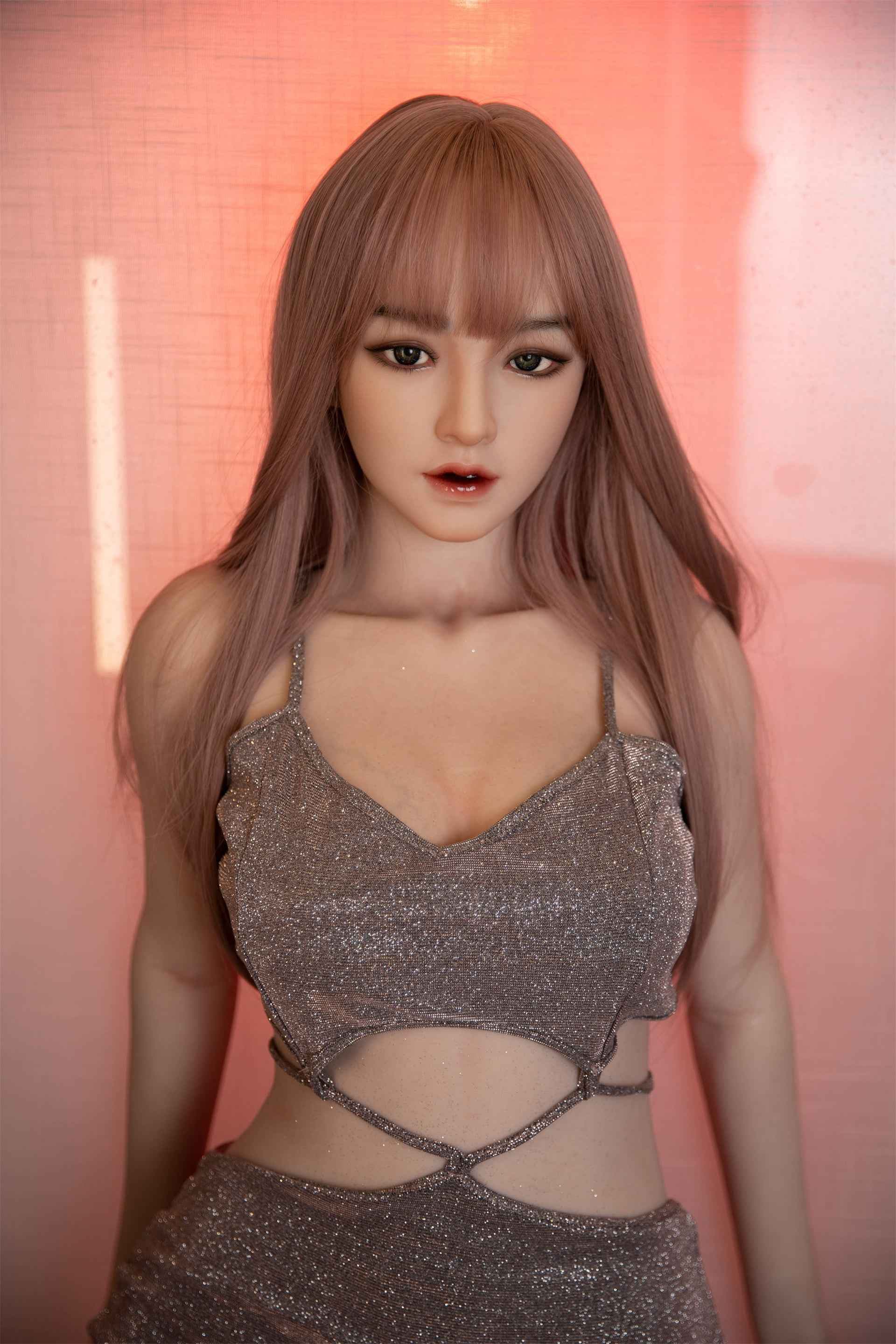 Golden Doll Inesita - Schlanke Asiatische Sexpuppe mit rosa Haar - 14