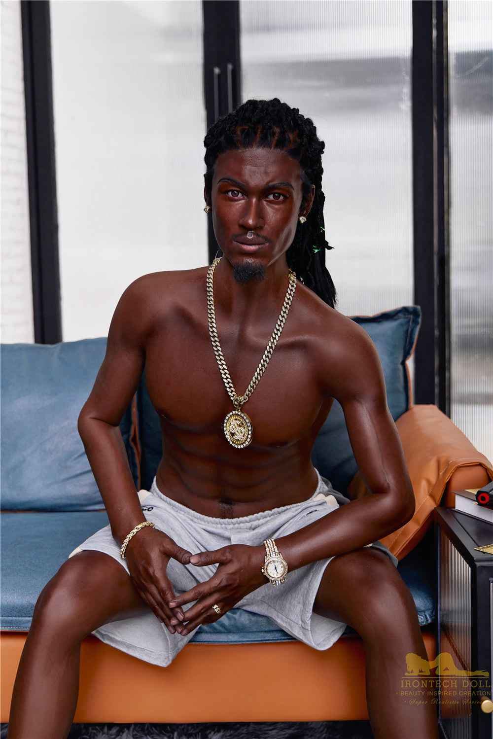 Irontech Doll Vincent - Athletische männliche Silikon Sexpuppe - 10