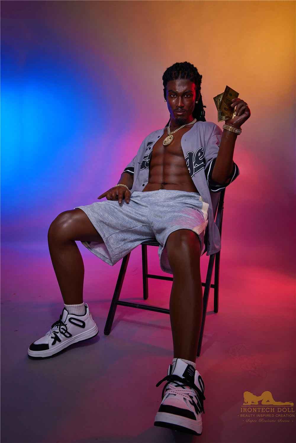 Irontech Doll Vincent - Athletische männliche Silikon Sexpuppe - 17