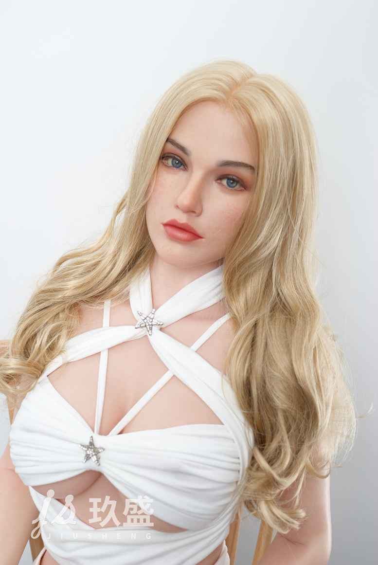 Jiusheng Lisa - Blonde Silikon Sexpuppe mit natürlichen Kurven - 9