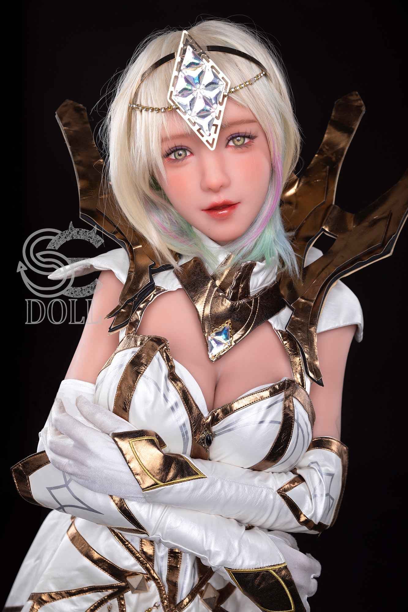 SEDoll Angie - Fantasy Sexpuppe mit platinblonden Haaren - 8