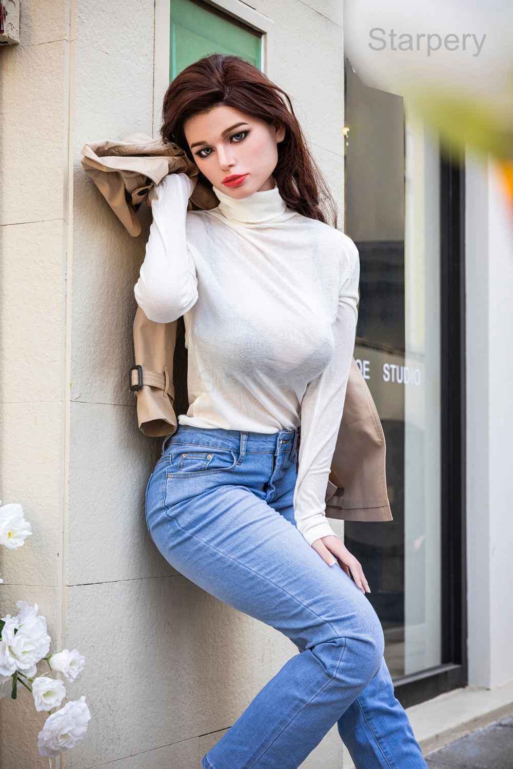 Starpery Christina - 160 cm TPE Sexpuppe mit natürlichem europäischen Charme - 21