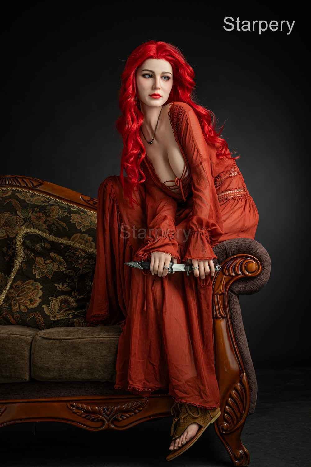 Starpery Melisandre - Premium TPE Sexpuppe mit naturgetreuen Zügen - 23