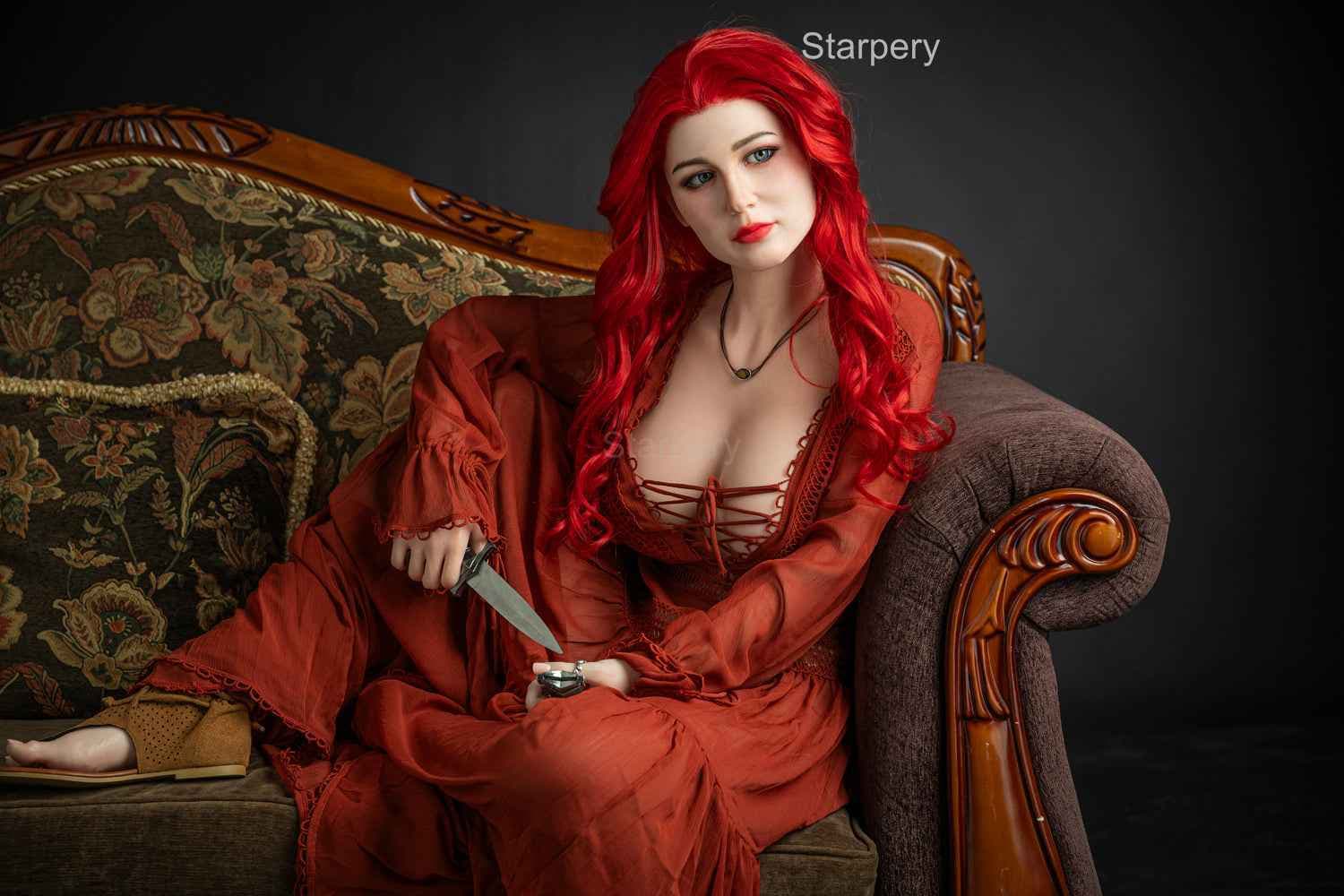Starpery Melisandre - Premium TPE Sexpuppe mit naturgetreuen Zügen - 28