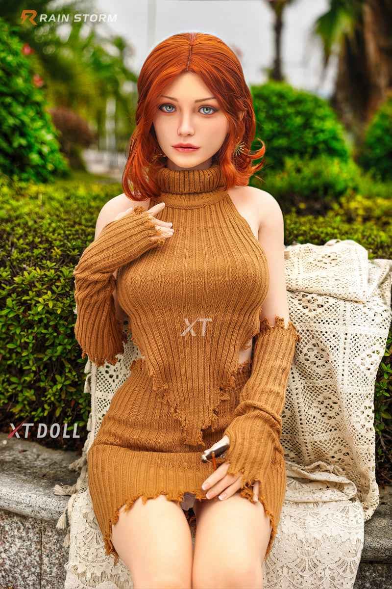 XTDoll Nancy - Kurvige Silikon Sexpuppe mit rotem Haar - 3