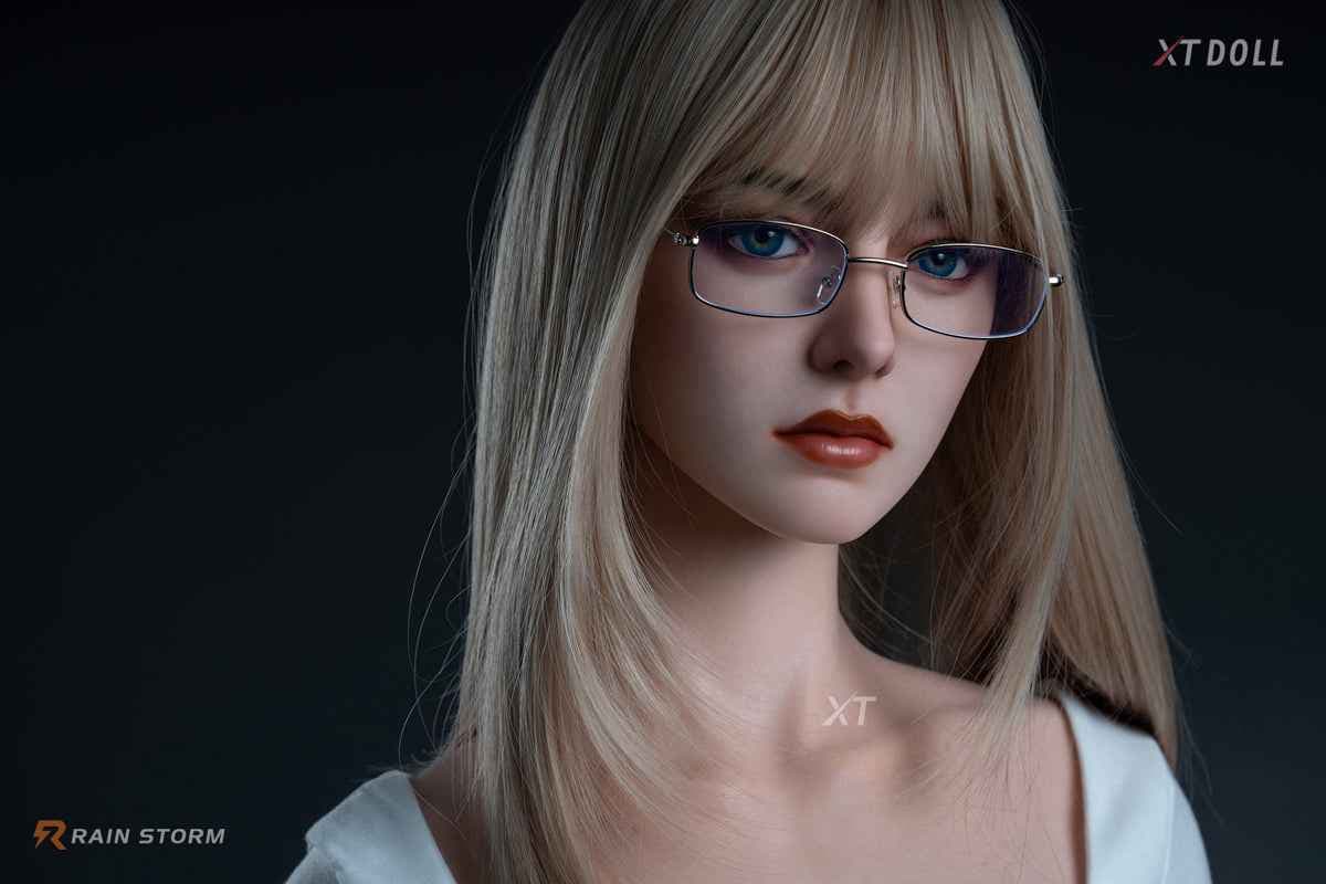 XTDoll Oliva - Premium Silikon Sexpuppe mit Brille - 3