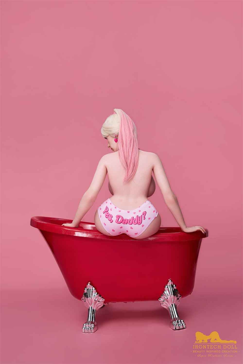 Irontech Doll Trans Sexpuppe Lottie - 162 cm Platin-Silikon Real Doll - 9