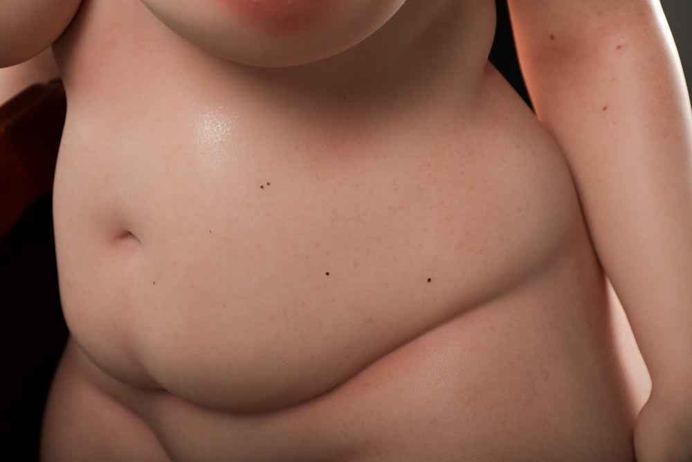 Starpery Kim - Poupée sexuelle courbe en silicone avec cheveux brun-roux - 30