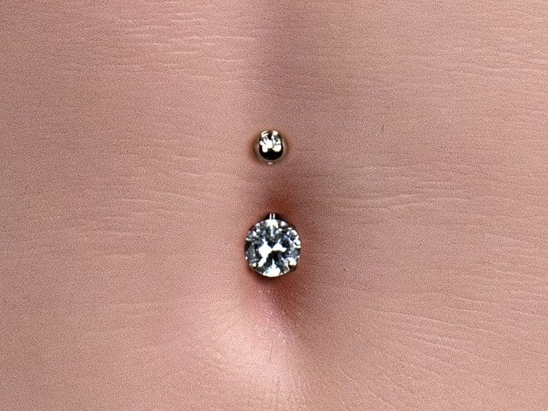 Bauchnabelpiercing Funkel - Bild