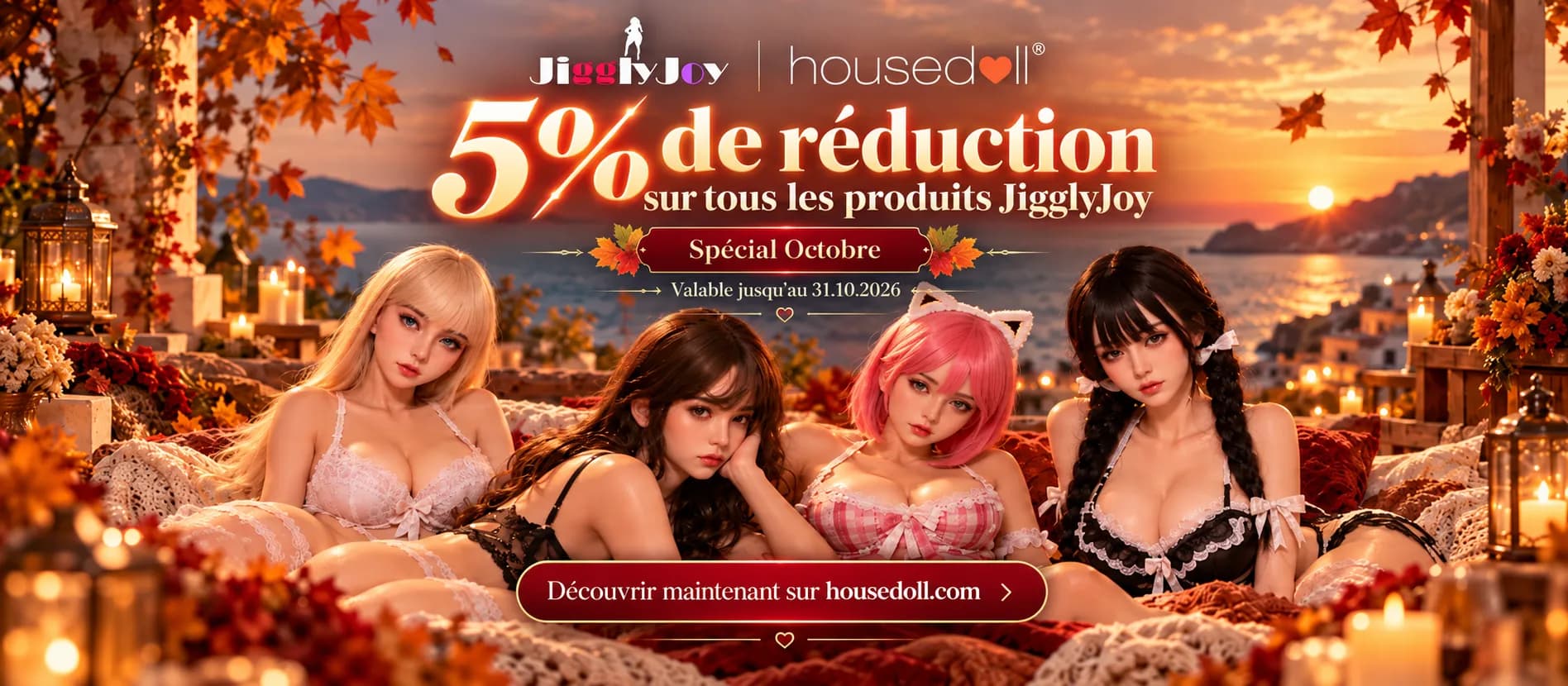 5 % Rabatt auf alle JigglyJoy Produkte – Oktober Special bis 31.10.2026.