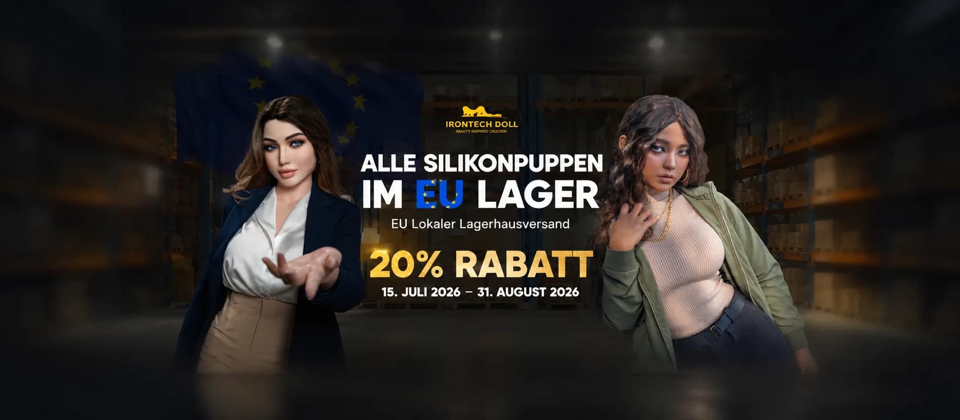 Irontech EU-Lager Sommeraktion 2026 Juli - August