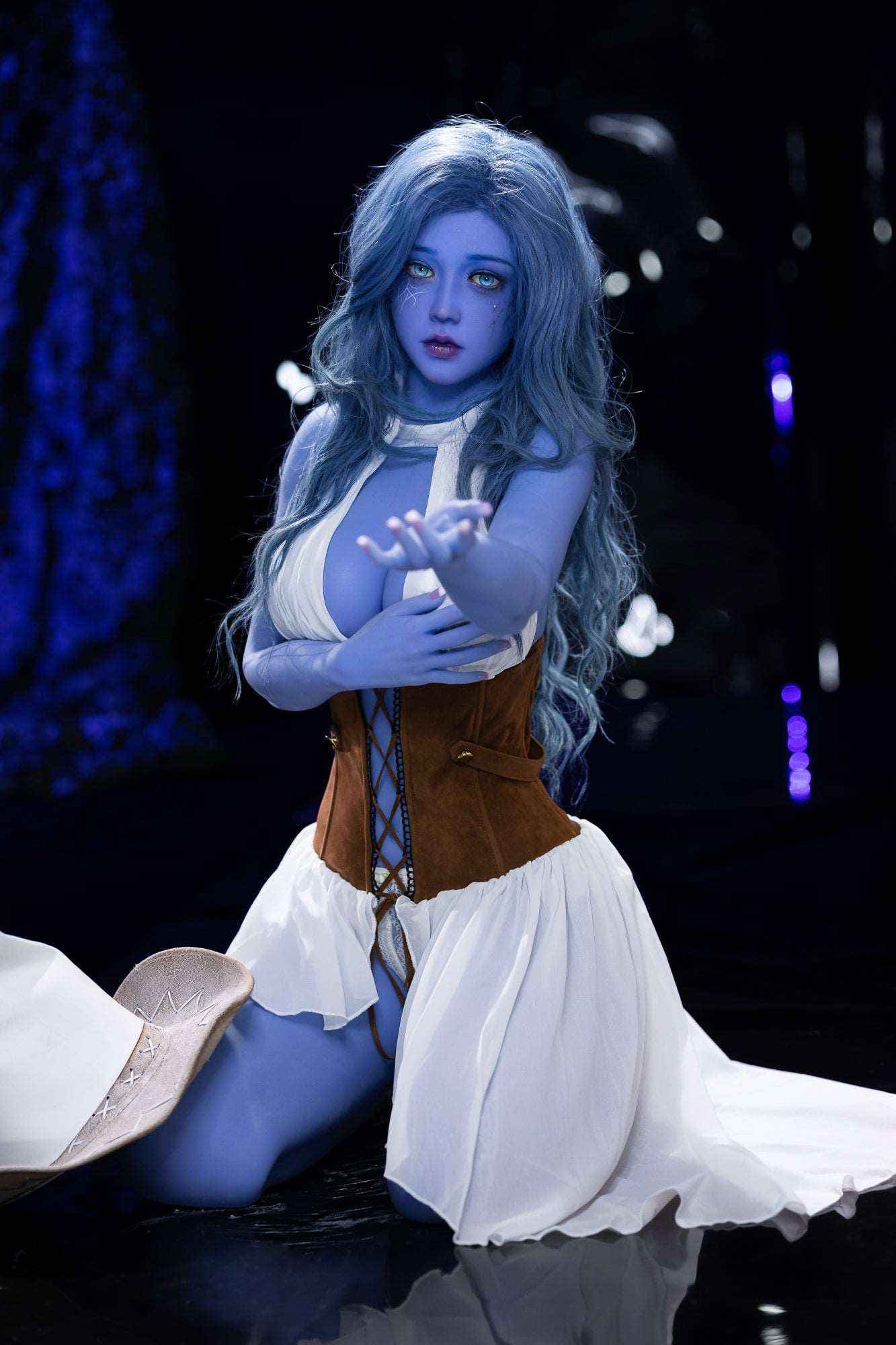 Aibei Doll Avaria - Fantasy TPE Sexpuppe mit blauer Haut - 11