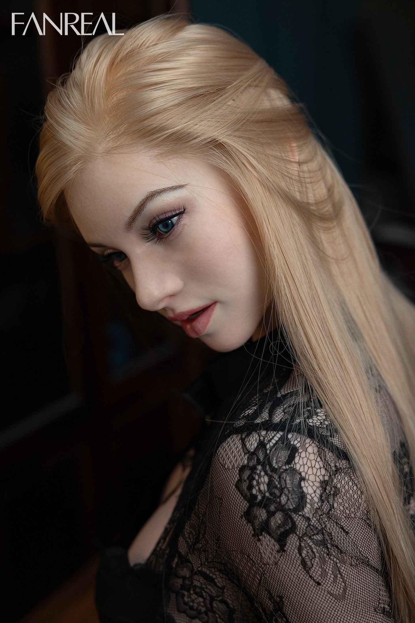 Fanreal Chiara - 160 cm Blonde Silikon Sexpuppe mit blauen Augen - 10