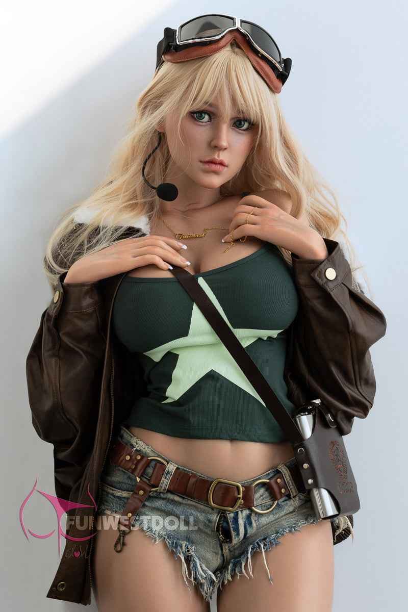 FunWest Doll Maeyva - Kurvige Silikon Sexpuppe mit blonden Haaren - 2