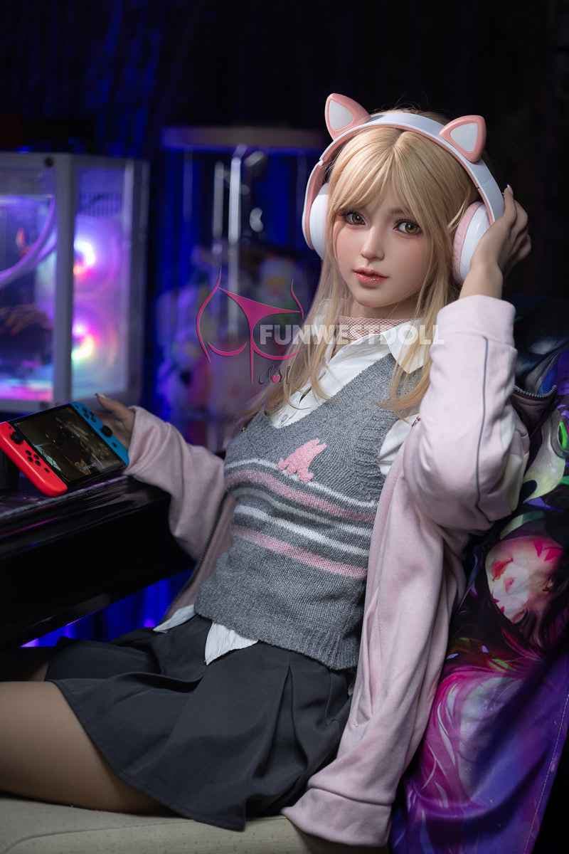 FunWest TPE Doll Murielle - Blonde TPE Sexpuppe mit Anime-Optik - 13