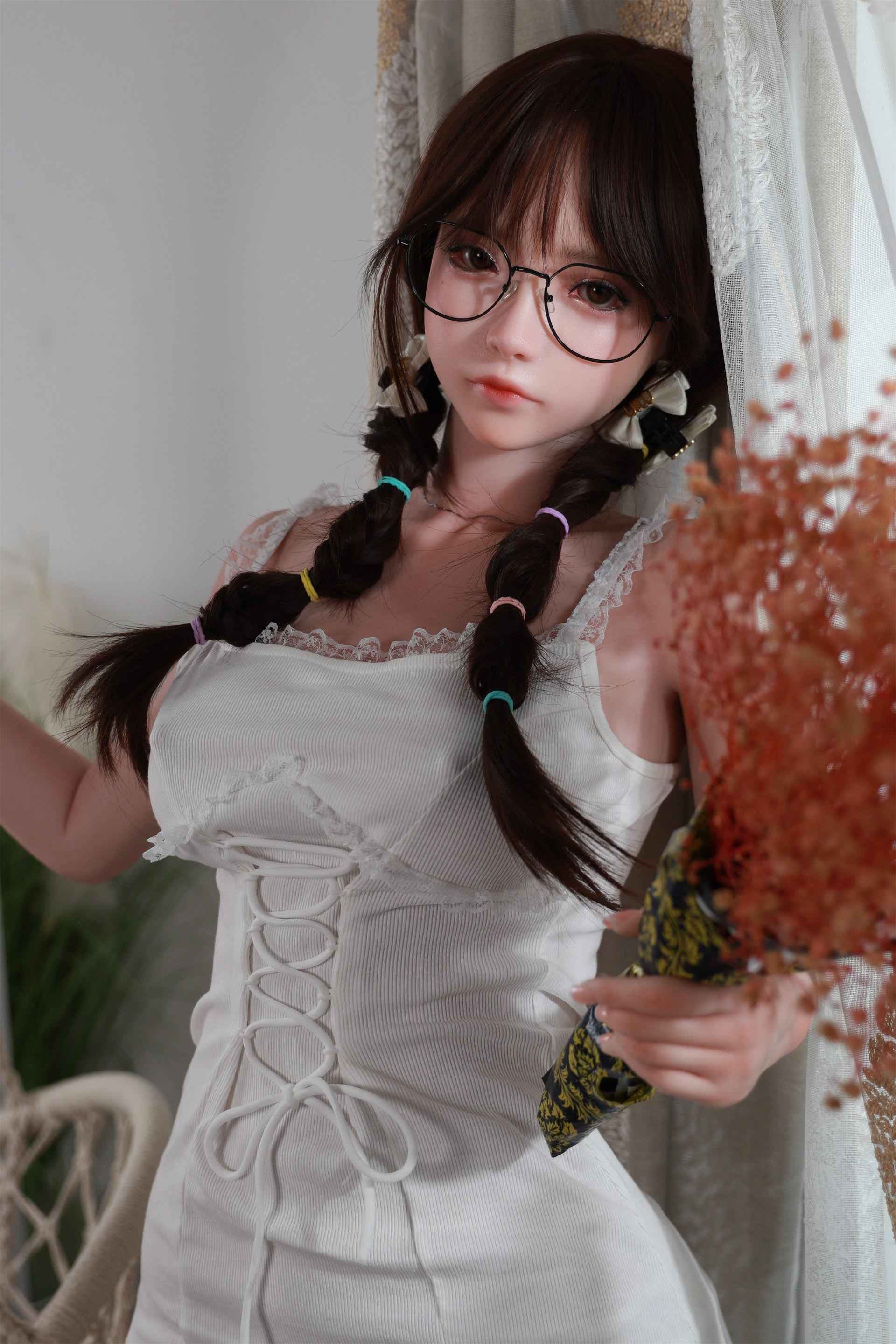 Golden Doll Monik - Asiatische Sexpuppe mit Brille - 7