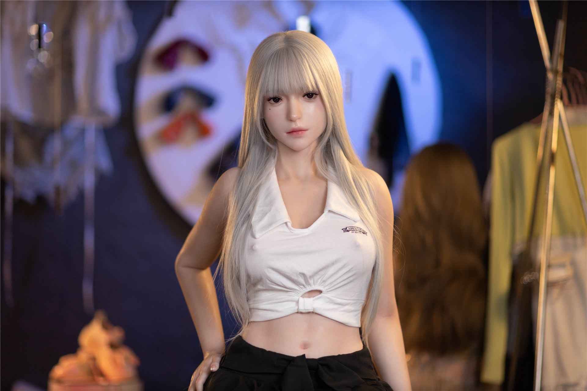 Golden Doll Natacha - Premium Sexpuppe mit platinblonden Haaren - 13