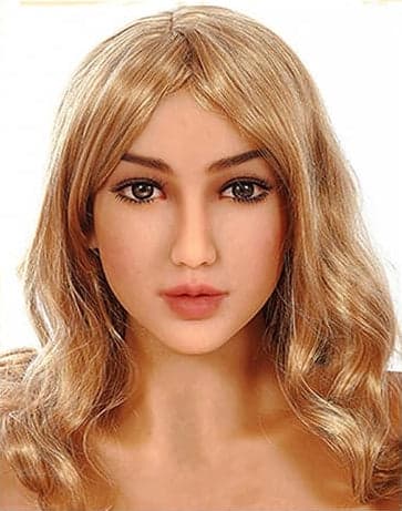 Irontech Doll TPE Kopf 69 - Blond Premium TPE Puppenkopf - 1