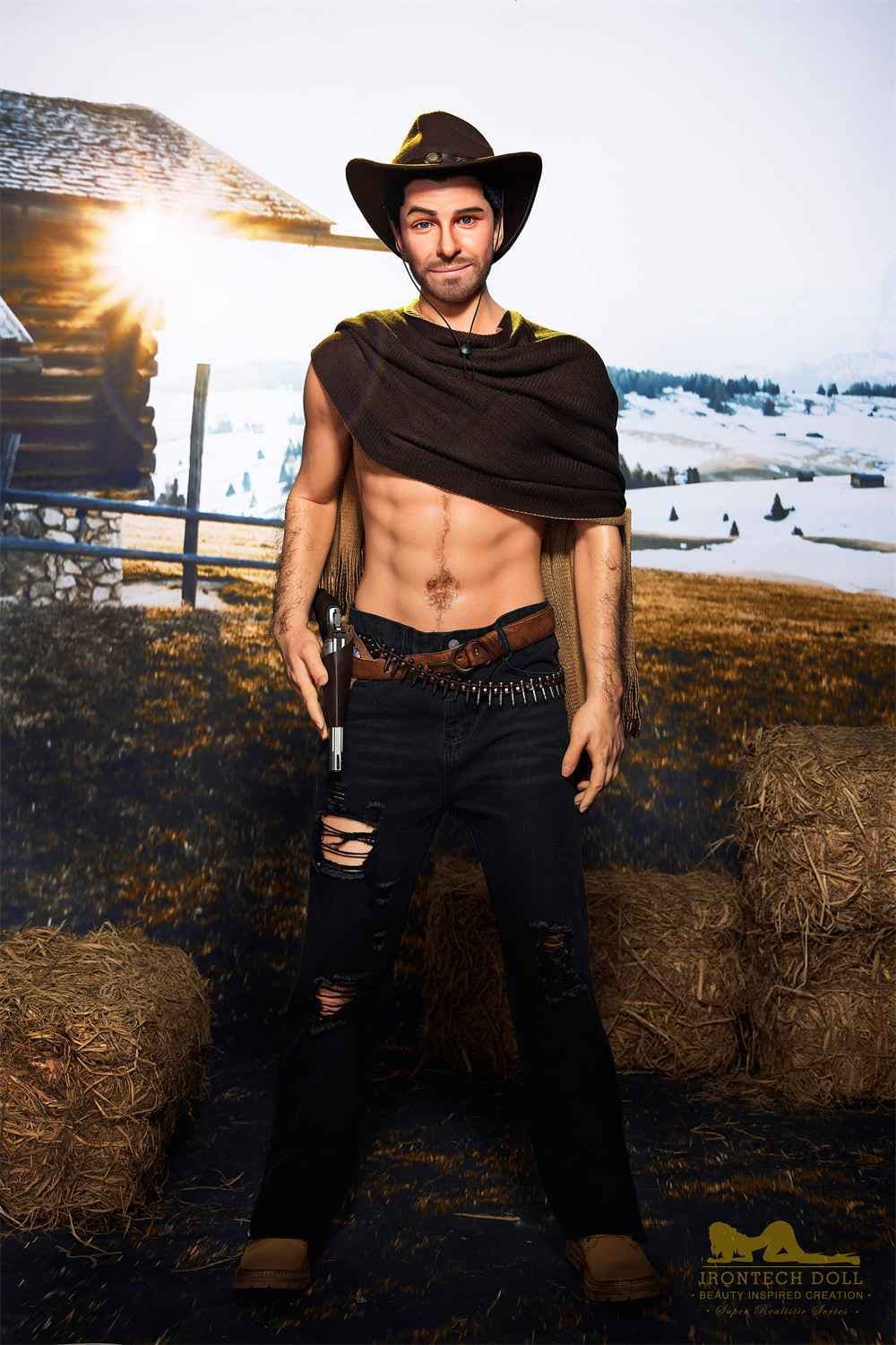 Irontech Doll Aron - Männliche Sexpuppe mit athletischem Körperbau - 3