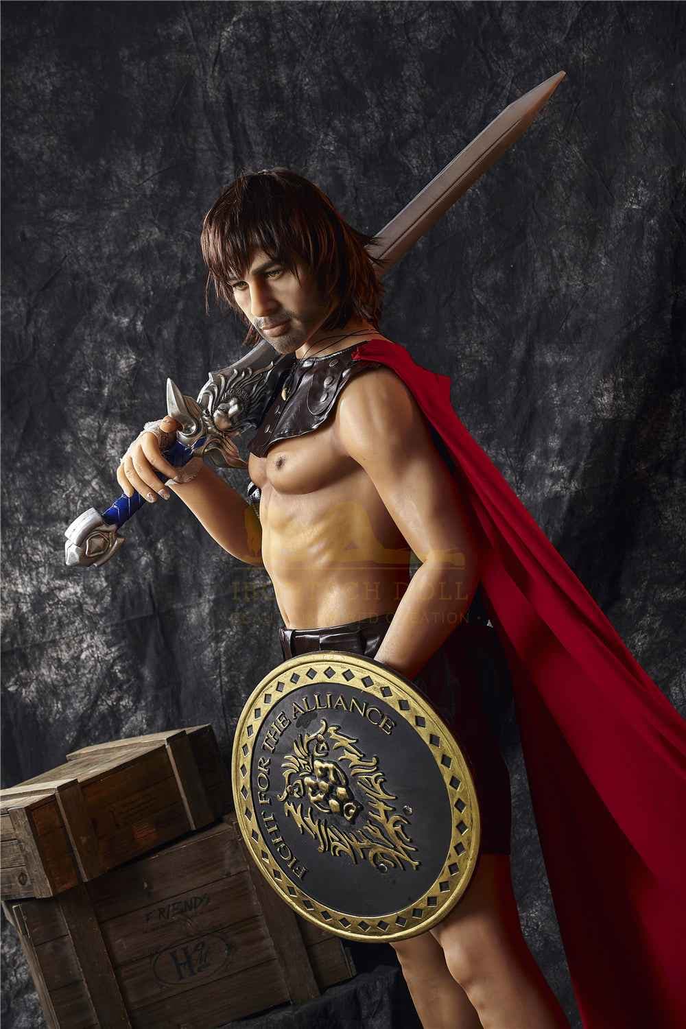 Irontech Doll Cassius - Männliche TPE Sexpuppe mit athletischem Körperbau - 16