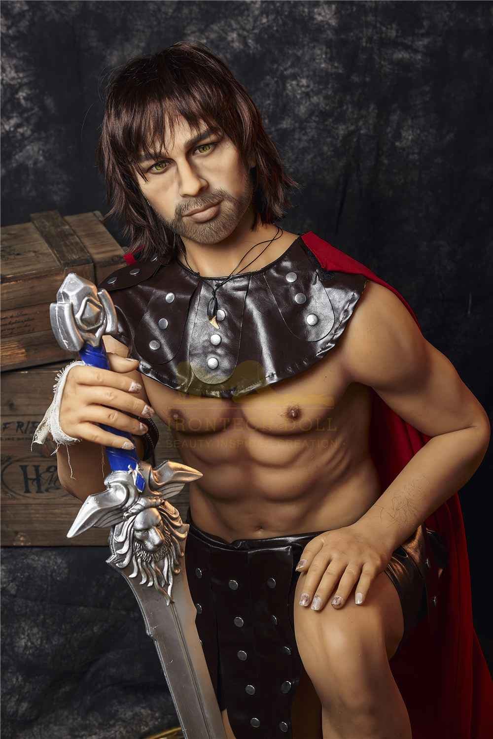 Irontech Doll Cassius - Männliche TPE Sexpuppe mit athletischem Körperbau - 17