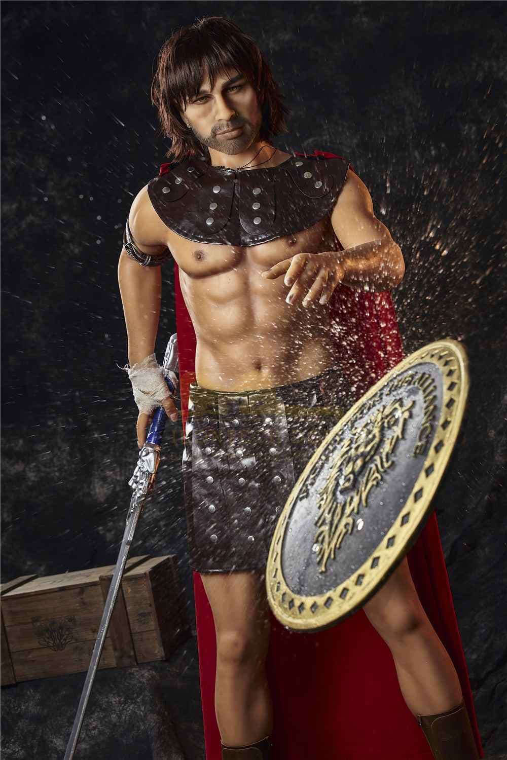 Irontech Doll Cassius - Männliche TPE Sexpuppe mit athletischem Körperbau - 9