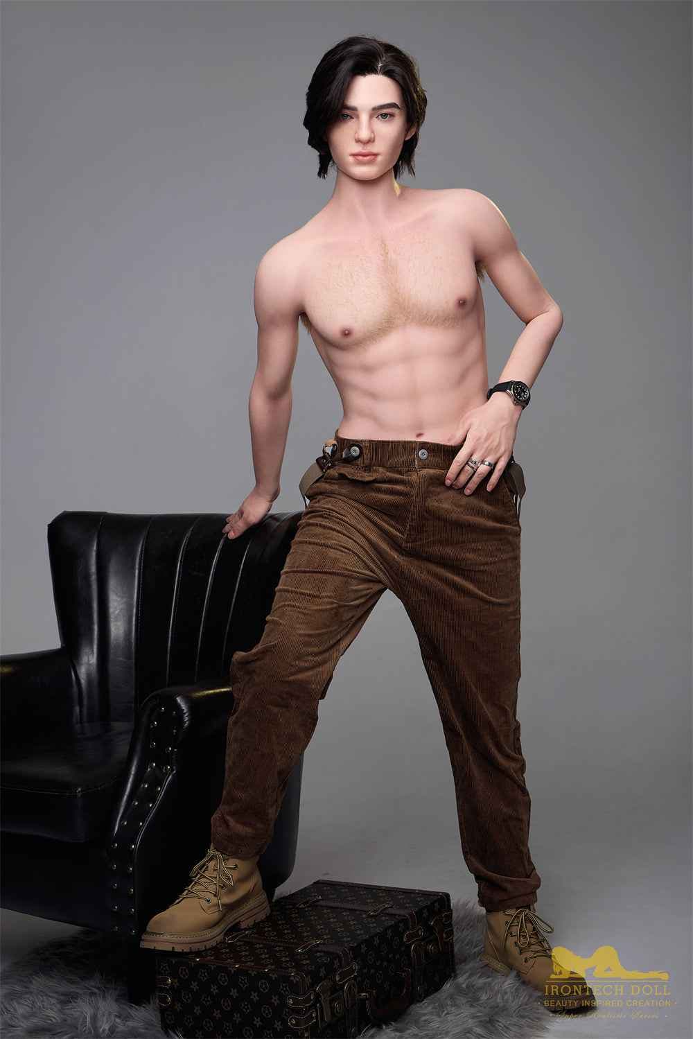 Irontech Doll Felix - Männliche Silikon Sexpuppe mit realistischen Zügen - 11