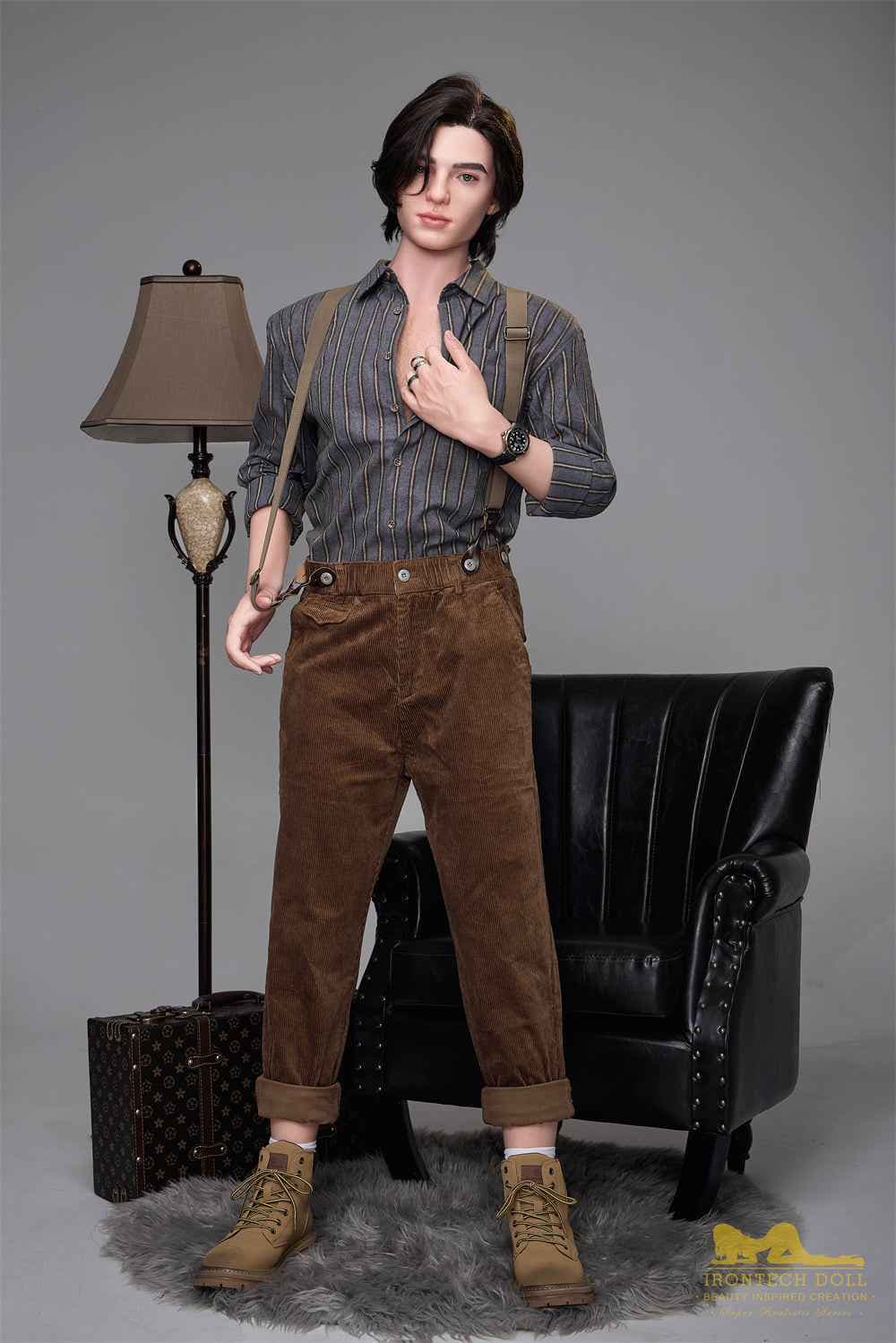 Irontech Doll Felix - Männliche Silikon Sexpuppe mit realistischen Zügen - 3