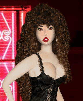 Teddy Babes Mona - Kurvige Premium Sexpuppe mit braunen Locken - 2