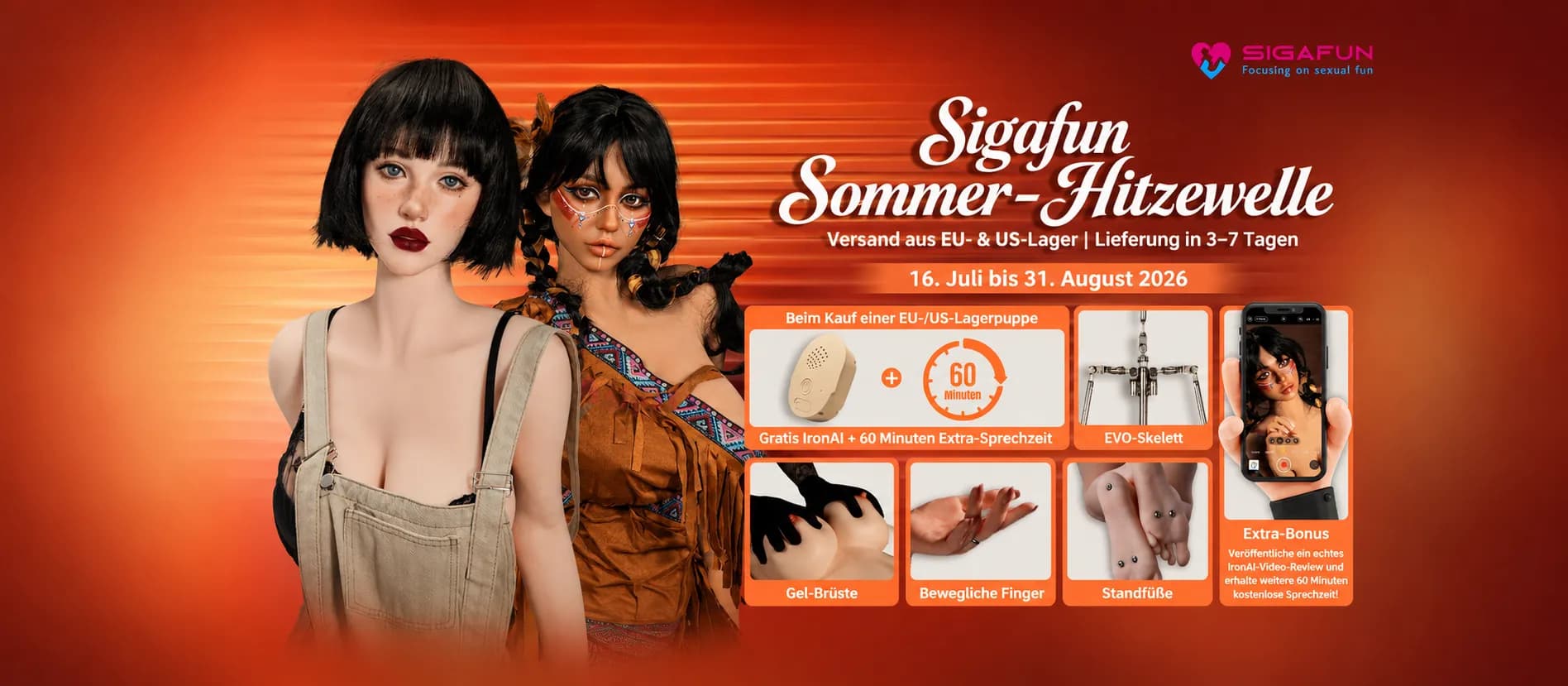 Sigafun Sommer-Hitzewelle Promotion 2026 bis 31 August