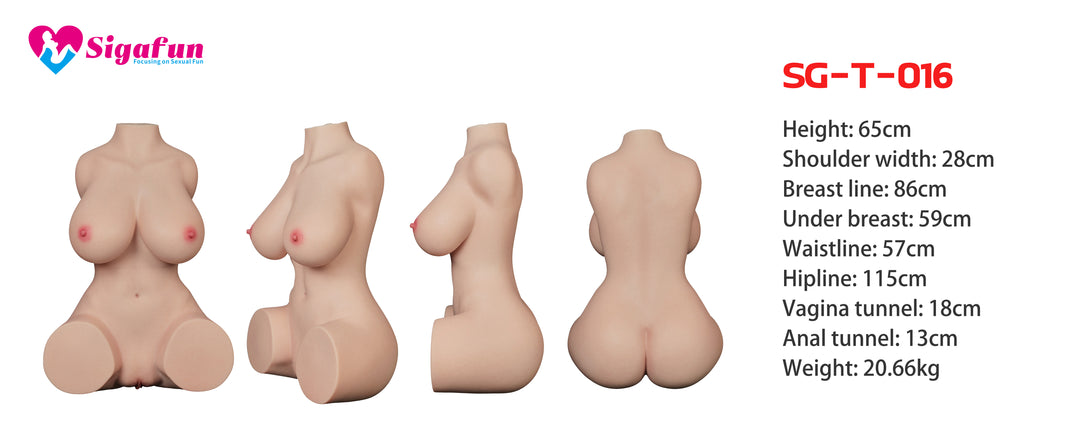 Sigafun 16 Sex Torso Belle Konfiguriert SigafunSexpuppe kaufen Sexroboter KI