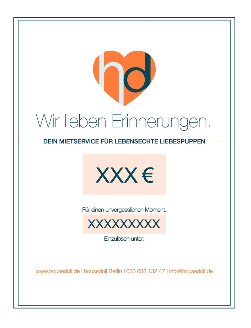 housedoll Gutschein Gutschein housedoll kaufen Sexroboter KI