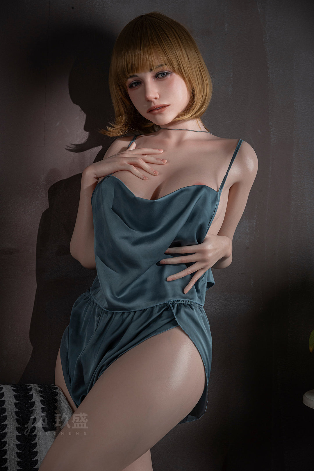 Jiusheng Silikonpuppe joska